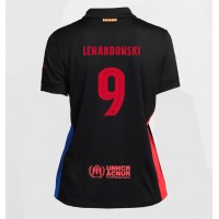 Barcelona Robert Lewandowski #9 Bortatröja Kvinnor 2024-25 Korta ärmar